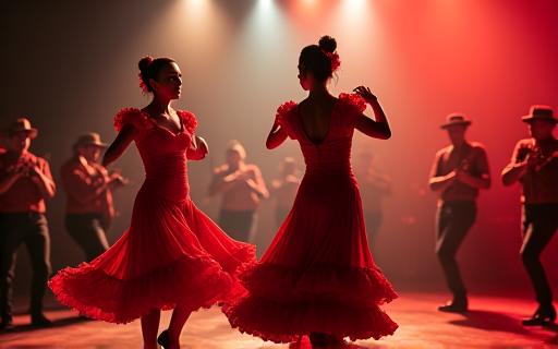A lively flamenco performance during a cultural immersion program in Andalusia